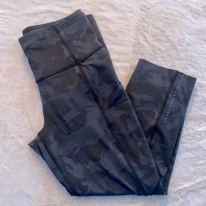 Lululemon Fast and Free High-Rise Crop 19” Camo 6